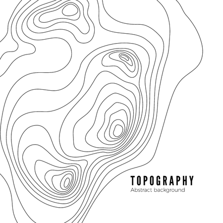 Landscape Geodesy Topography Map Line Textureのイラスト素材