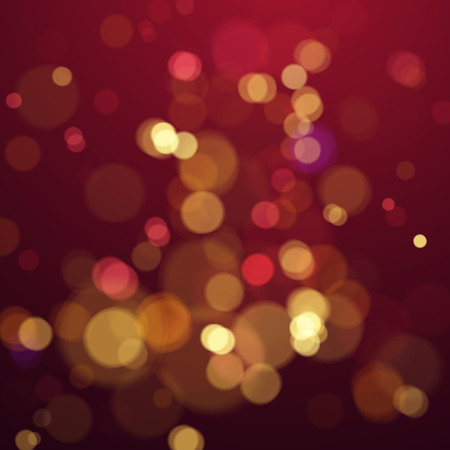 Bokeh blur color abstract background with lights. New Year and Christmas holiday background. Vector illustrationのイラスト素材