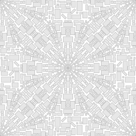 Vector seamless city pattern. Top view city map. Roads, navigation, GPS. Use for pattern fills, surface textures web page background, wallpaper.のイラスト素材