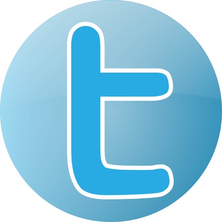 Letter T Logo Flat Style. social media icon Vectorのイラスト素材