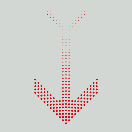 Arrow icon isolated on background. Modern simple flat next sign. Business, internet concept. Trendy vector forward symbol for website design, web button, mobile app. illustrationのイラスト素材