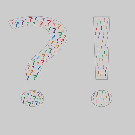 Black Question mark from Question symbol search for answer vector illustration, confusion concept or ask symbol for communication designのイラスト素材
