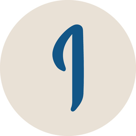 I Letter Icon, button vector illustrationのイラスト素材