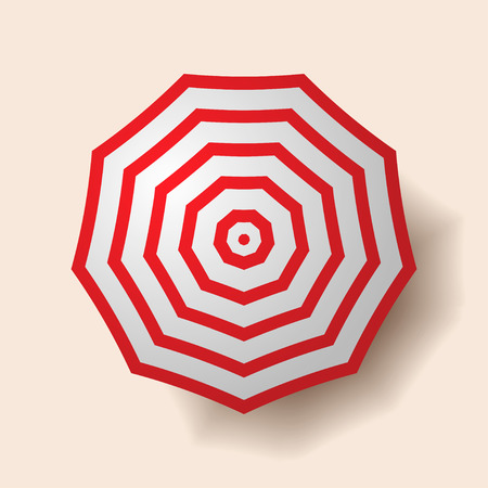 Top Beach umbrella icon isolated on background. Modern flat pictogram, business, marketing, internet concept Trendy Simple vector symbol for web site design or button to mobile app. illustrationのイラスト素材