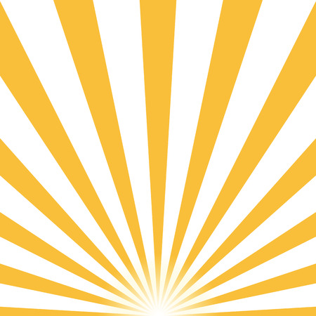 Ray retro background yellow colored rays stylish. . Vector illustrationのイラスト素材