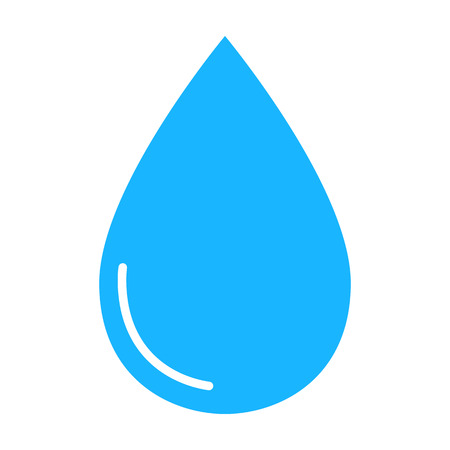 Color Water Drop icon isolated on background. Modern flat pictogram, business, marketing, internet concept. Trendy Simple vector symbol for web site design or button to mobile app. illustrationのイラスト素材
