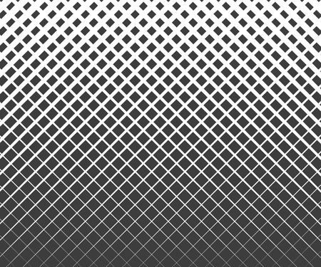 Abstract geometric black and white graphic design square halftone pattern. Print halftone  pattern. Vector illustration.のイラスト素材