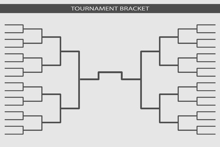 Tournament bracket vector. Championship template.のイラスト素材