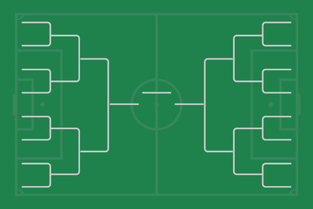 Tournament bracket vector. Championship template.のイラスト素材