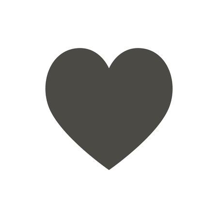 Heart icon, like vector. Love symbol. Trendy flat ui sign design. Heart graphic pictogram for web site, mobile application. Logo illustration.のイラスト素材