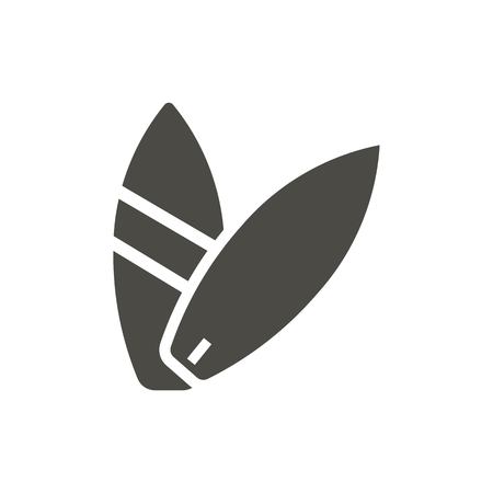 Surfing icon vector. Surfboard symbol isolated. Trendy flat ui sign design. Surfing graphic pictogram for web site, mobile app. Logo illustration.のイラスト素材
