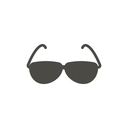 Sunglasses icon vector. Summer glasses symbol isolated. Trendy flat ui sign design. Eyeglasses graphic pictogram for web site, mobile app. Logo illustration.のイラスト素材