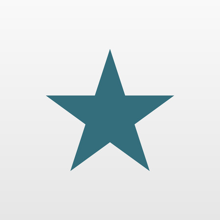 Star icon isolated on background. Modern simple sparkle flat sign. Business, internet concept. Trendy minimalism vector symbol for web site design or button to mobile app. Logo illustration.のイラスト素材