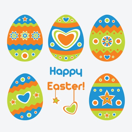 Easter eggs のイラスト素材