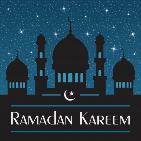 Ramadan Kareem  Abstract religious illustration のイラスト素材