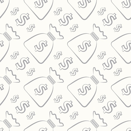 Dollar seamless backgroundのイラスト素材