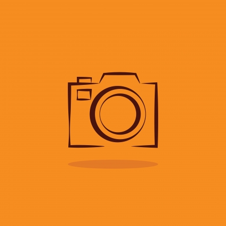 Camera Iconのイラスト素材