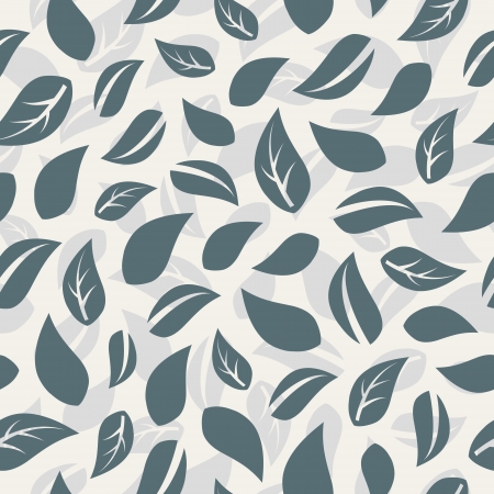 Seamless pattern with leafsのイラスト素材