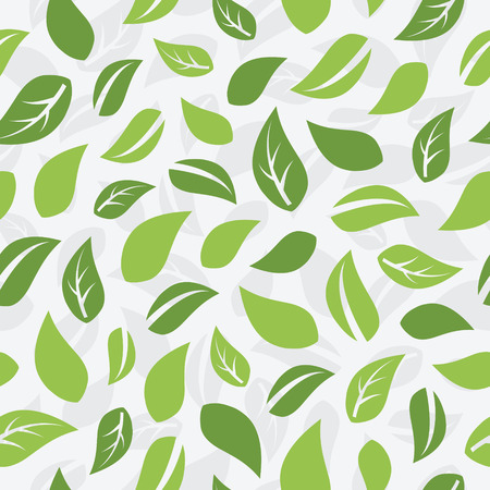 Seamless leaf patternのイラスト素材