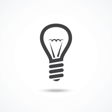 Light bulb iconのイラスト素材