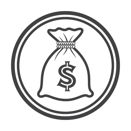 Money bag iconのイラスト素材