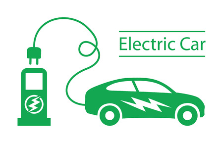 Electric carのイラスト素材