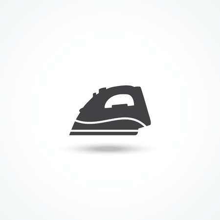 Steam iron iconのイラスト素材