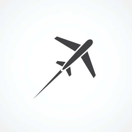 Airplane iconのイラスト素材