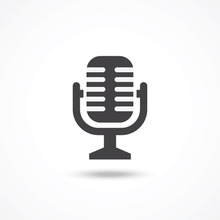 Microphone iconのイラスト素材