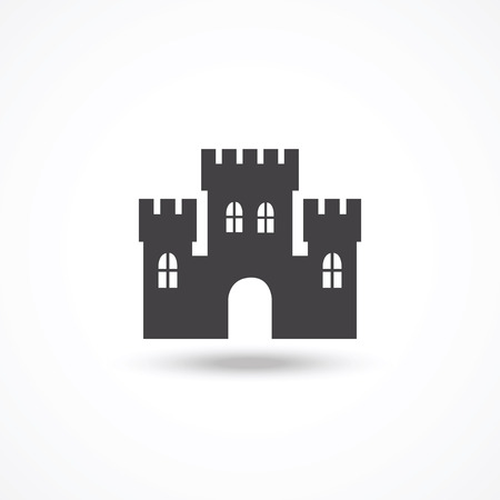 Castle iconのイラスト素材