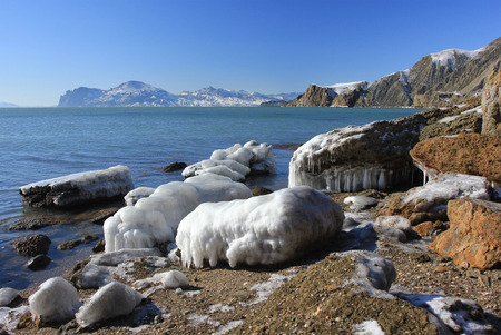 Beautiful winter landscapeの写真素材