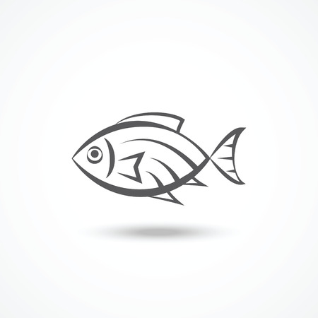 Fish iconのイラスト素材