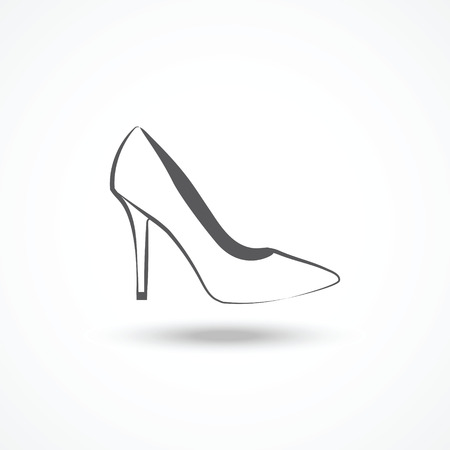 Woman's shoe iconのイラスト素材