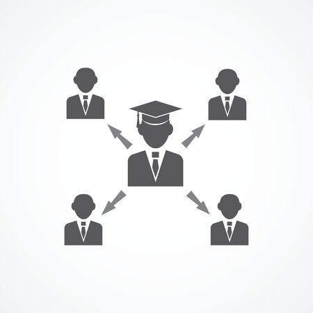 Learning conceptのイラスト素材