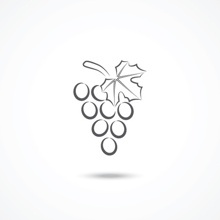 Grapes iconのイラスト素材