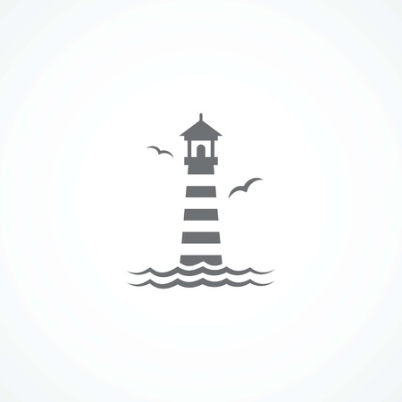 Lighthouse iconのイラスト素材