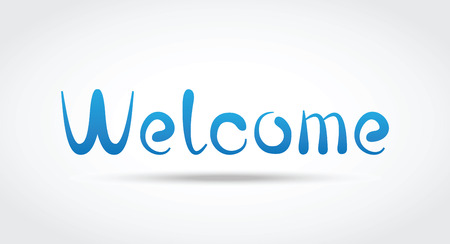 Welcome Vector Letteringのイラスト素材