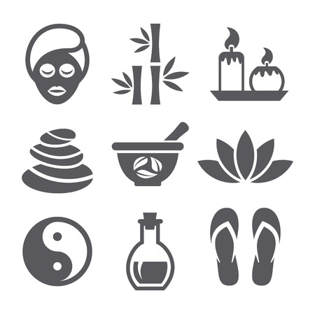 Spa iconsのイラスト素材
