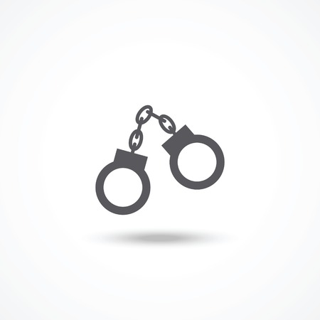 Handcuffs iconのイラスト素材