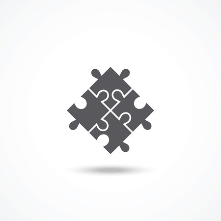 Puzzle iconのイラスト素材