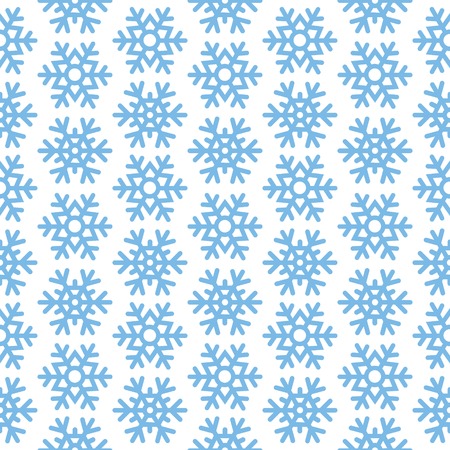 Seamless winter background with snowflakesのイラスト素材