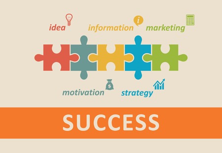 Success conceptのイラスト素材