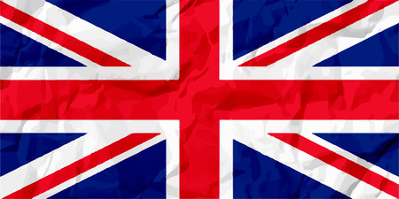 England flag Vector colorful illustration on whiteのイラスト素材