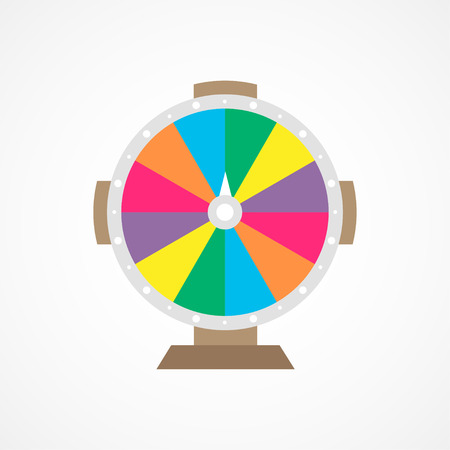 Wheel Of Fortune. Illustration on white background.のイラスト素材