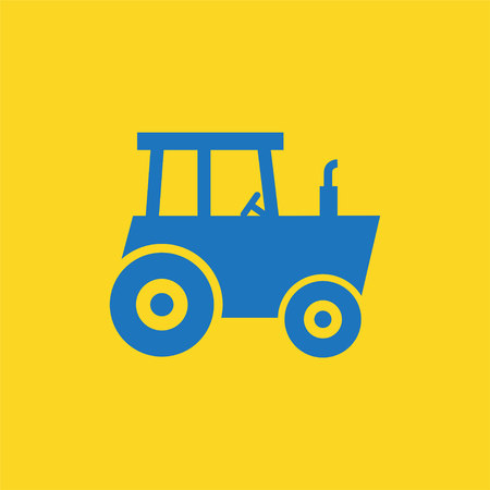 Tractor iconのイラスト素材
