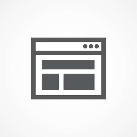 Layout iconのイラスト素材