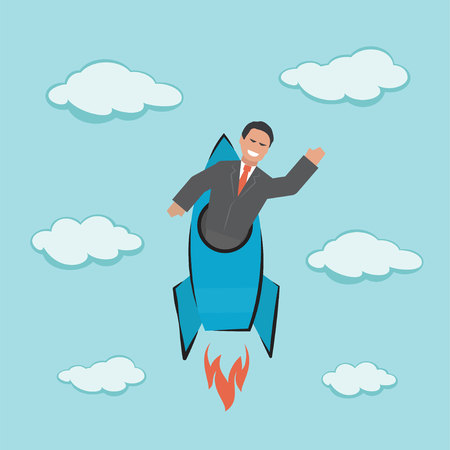 Start Up. Concept business illustrationのイラスト素材