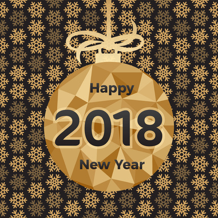 Happy 2018 New Year.のイラスト素材