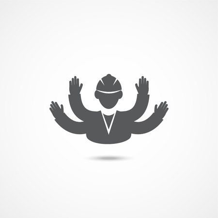 Professional flat iconのイラスト素材