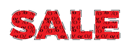 SALE Flat design Illustration conceptのイラスト素材